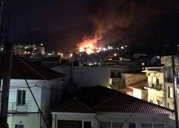 Σάμος: Φωτιά και επεισόδια στο κέντρο υποδοχής μεταναστών
