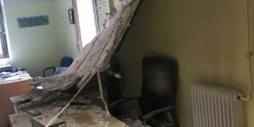 Θεσσαλονίκη: Κατέρρευσε οροφή σε αίθουσα του Ιπποκράτειου!