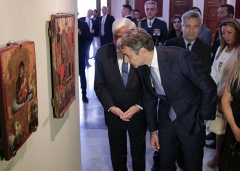 Με λαμπρότητα τελέστηκαν τα εγκαίνια της έκθεσης «Σύγχρονες όψεις του Αγίου Δημητρίου στη Θεσσαλονίκη»