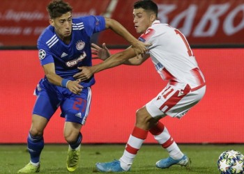 Champions League: Ερυθρός Αστέρας-Ολυμπιακός 3-1 (γκολ, highlights)