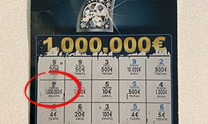 ΣΚΡΑΤΣ: Το τυχερό «7» τού χάρισε 1.000.000 ευρώ