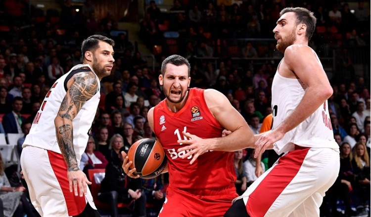 Euroleague: Μπάγερν-Ολυμπιακός 85-82