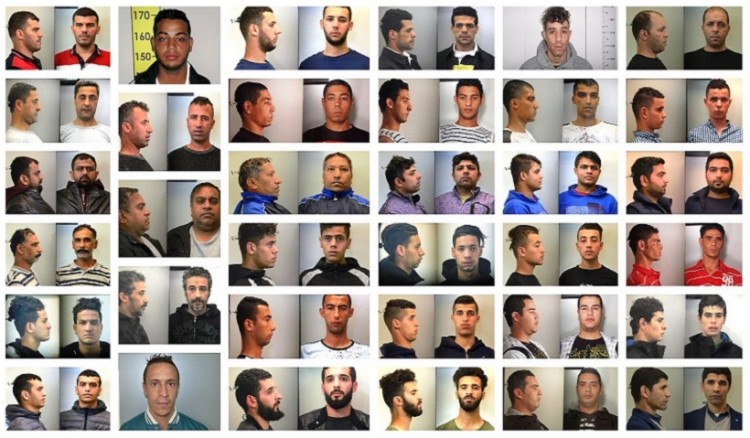 Αυτά είναι τα 35 μέλη της σπείρας που λήστευε πεζούς στο κέντρο της Αθήνας