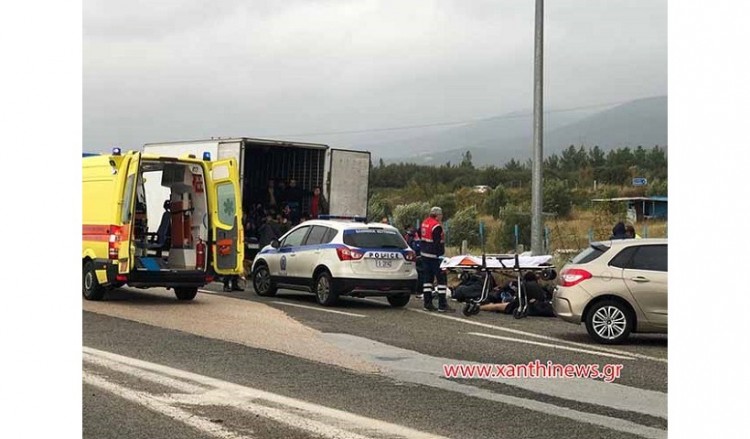 Παραλίγο τραγωδία στην Ξάνθη: Απεγκλώβισαν μετανάστες από φορτηγό