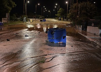 Η κακοκαιρία «Γηρυόνης» παραμένει δυνητικά επικίνδυνη