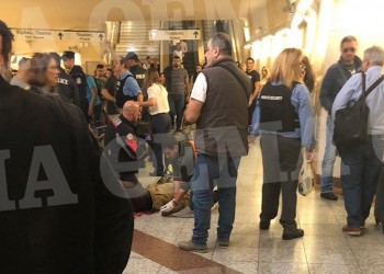 Μαχαίρωσαν άνδρα μέσα στο σταθμό στο Μοναστηράκι