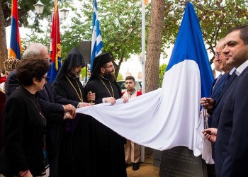 Μνημείο για τη Γενοκτονία των Αρμενίων απέκτησε η Καλαμάτα (φωτο, βίντεο)