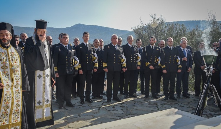 Μνημόσυνο για τους πεσόντες του Πολεμικού Ναυτικού τελέστηκε σήμερα στη βάση «Κανελλόπουλος»