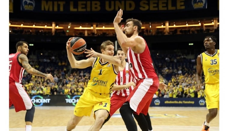 Euroleague: Άλμπα Βερολίνου - Ολυμπιακός 80-99