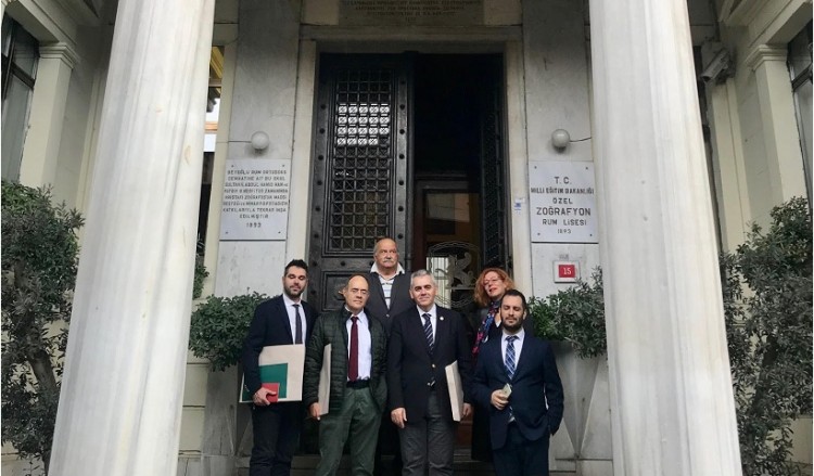 Αντιπροσωπεία της Διακοινοβουλευτικής Συνέλευσης Ορθοδοξίας στα ομογενειακά σχολεία της Κωνσταντινούπολης