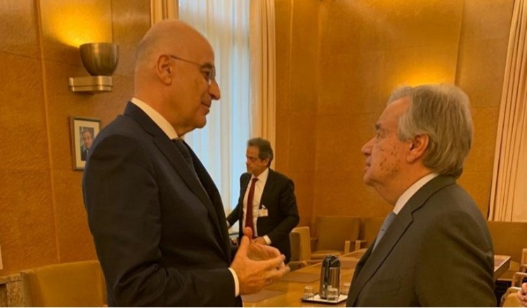 Συνάντηση Δένδια-Γκουτέρες: Επιστολή Μητσοτάκη στον ΟΗΕ