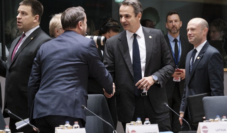 Ο Μητσοτάκης θέτει την τουρκική προκλητικότητα στο δείπνο των ηγετών της ΕΕ
