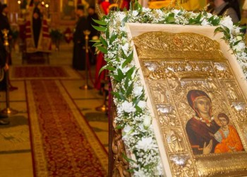 Ιερό προσκύνημα στην Παναγία Σουμελά στο Ντίσελντορφ