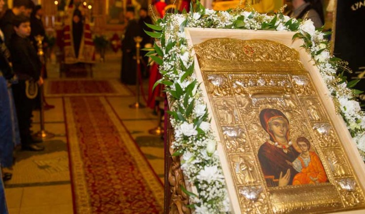 Ιερό προσκύνημα στην Παναγία Σουμελά στο Ντίσελντορφ