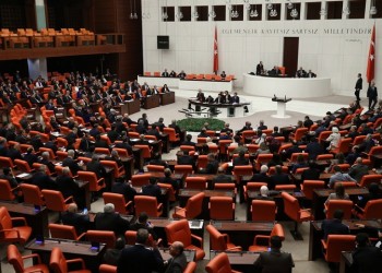 H αίθουσα της τουρκικής Εθνοσυνέλευσης (φωτ.: αρχείο ΕPA)