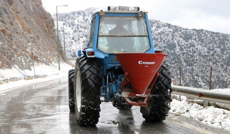 Περιφέρεια Κεντρικής Μακεδονίας: Γεμάτες με αλάτι αποχιονισμού οι αποθήκες