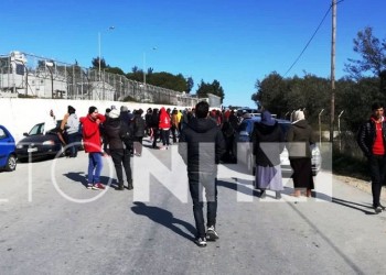 Επεισόδια στο ΚΥΤ της Μόριας