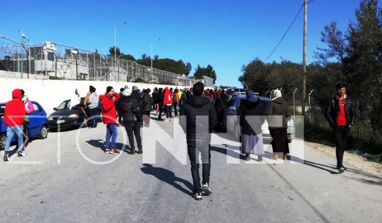 Επεισόδια στο ΚΥΤ της Μόριας