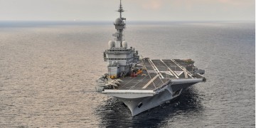 Το γαλλικό αεροπλανοφόρο «Σαρλ ντε Γκολ» στην κυπριακή ΑΟΖ (φωτ.: αρχείο ΕPA)