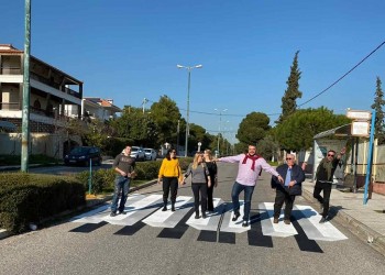 Θρακομακεδόνες: 3D διάβαση πεζών μπροστά από σχολείο (φωτο)