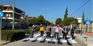 Θρακομακεδόνες: 3D διάβαση πεζών μπροστά από σχολείο (φωτο)