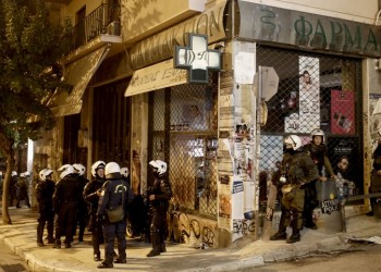 Νέα αστυνομική επιχείρηση σε υπό κατάληψη κτήριο στα Εξάρχεια 7