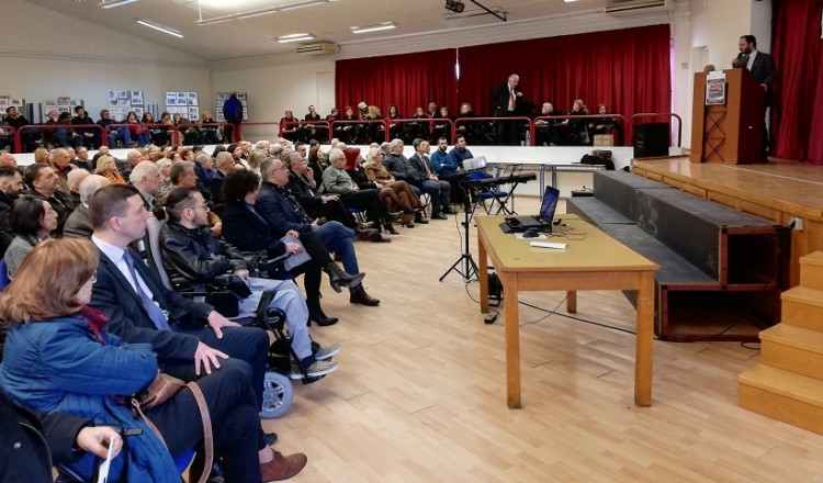 Θεσσαλονίκη: Έγιναν τα αποκαλυπτήρια της στήλης μνήμης του εβραϊκού συνοικισμού Κάμπελ