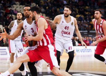 Σημαντική νίκη του Ολυμπιακού επί της ΤΣΣΚΑ