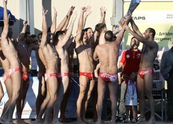 Ο Ολυμπιακός κυπελλούχος στο πόλο