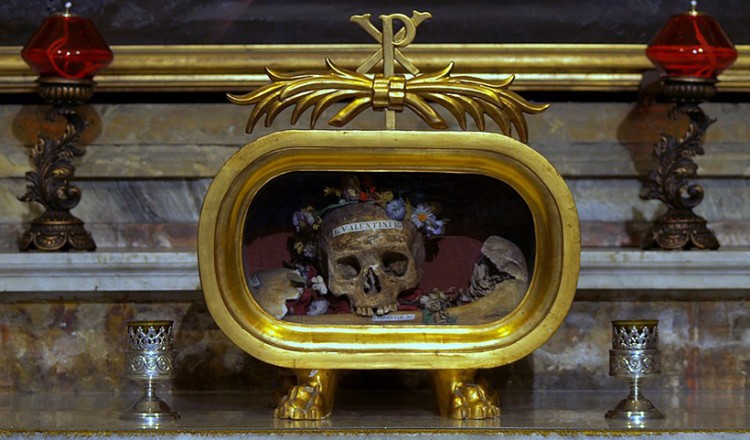 Σε εκκλησία της Ρώμης η κάρα του Αγίου Βαλεντίνου;