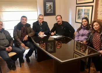 Πόντιοι παλιννοστούντες της Λάρισας συναντήθηκαν με Χαρακόπουλο για το Ασφαλιστικό