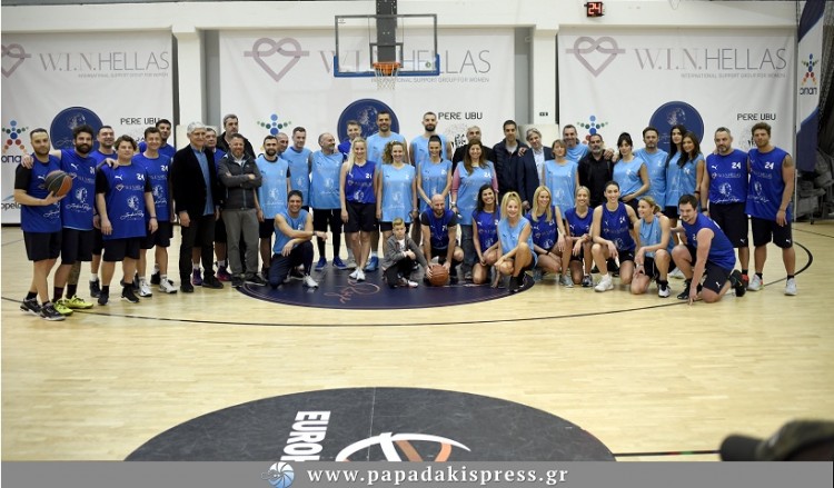 PLAY 2 WIN: Αθλητές και celebrities σε έναν αγώνα μπάσκετ για καλό σκοπό με την υποστήριξη του ΟΠΑΠ (φωτο)