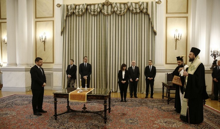 Ορκίστηκε υφυπουργός ο Νίκος Χαρδαλιάς