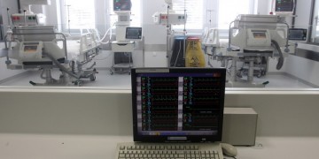 Εικόνα από την ΜΕΘ του «Ευαγγελισμού» (φωτ.: ΑΠΕ-ΜΠΕ)