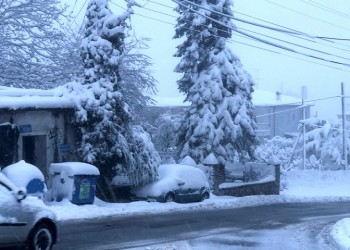 Χιόνια στη βόρεια Ελλάδα – Λευκό τοπίο σε αρκετές περιοχές (βίντεο)