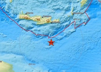 Νέος σεισμός 4,5 Ρίχτερ στην Κρήτη