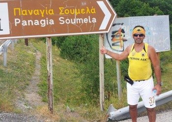 19 Μαΐου 2020: Ο Γιώργος Ζαχαριάδης κάνει διαδρομή μνήμης και τιμής στο Βέρμιο