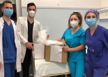 Πόντιοι φοιτητές δώρισαν υγειονομικό υλικό στο νοσοκομείο της Καστοριάς