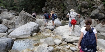 Χανιά: Επισκέψιμο το φαράγγι της Σαμαριάς στην Κρήτη