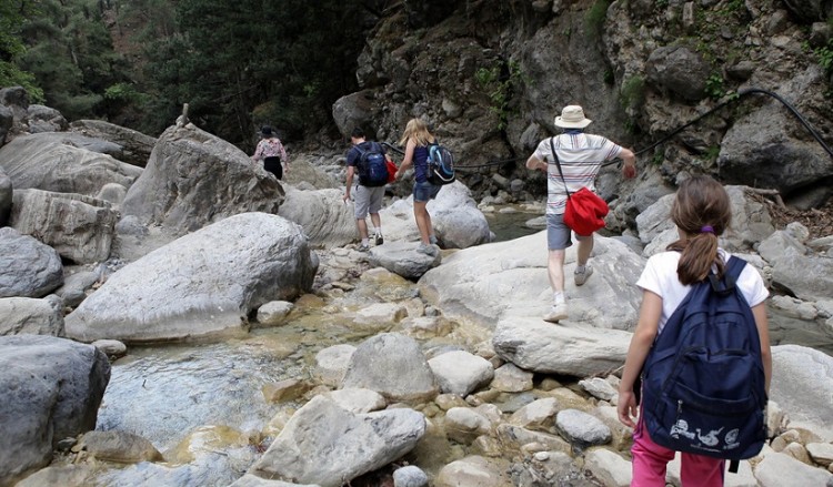 Χανιά: Επισκέψιμο το φαράγγι της Σαμαριάς στην Κρήτη