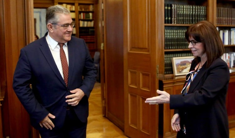 Τα ελληνοτουρκικά επί τάπητος στη συνάντηση Σακελλαροπούλου-Κουτσούμπα