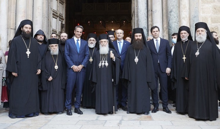 Κυριάκος και Μαρέβα Μητσοτάκη στον Πανάγιο Τάφο και τον Ναό της Αναστάσεως στα Ιεροσόλυμα (βίντεο)