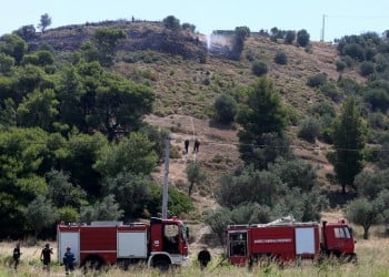 Φωτιά στη Σιθωνία Χαλκιδικής