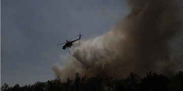 Πυρκαγιά στα Στύρα Ευβοίας – Καίει δασική έκταση 2