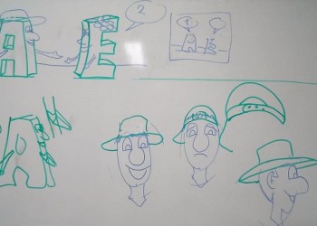 Παιδιά κάθε ηλικίας σκιτσάρουν στα ποντιακά μετά την άρση των μέτρων