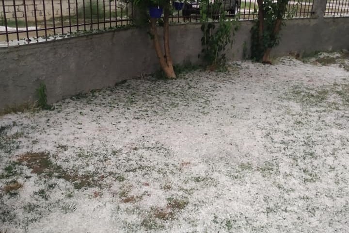 Καταστροφές από το χαλάζι στην Εορδαία (βίντεο)