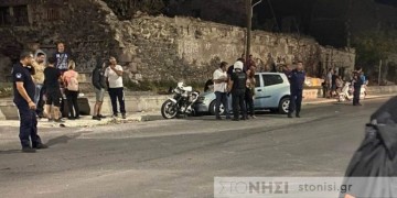 Μυτιλήνη: Αυτοκίνητο έπεσε σε διαδηλωτές – Έξι τραυματίες