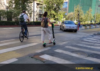 Πεζοί και ποδηλάτες στον «Μεγάλο Περίπατο» (φωτο)
