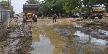 Μεγάλες καταστροφές από την κακοκαιρία στο Ρίζωμα Τρικάλων (φωτο)