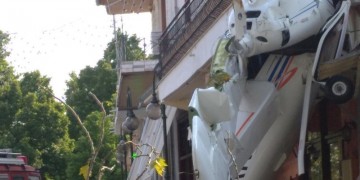 Σέρρες: Στο νοσοκομείο ο 19χρονος χειριστής του μονοκινητήριου που κατέπεσε στην Πρώτη (βίντεο, φωτο)